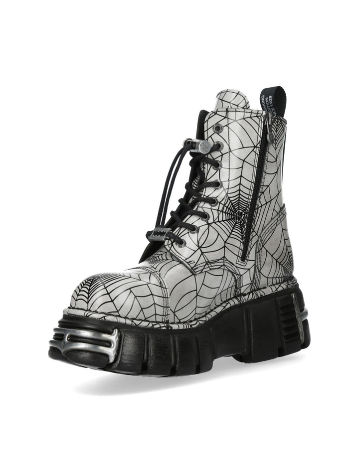 New Rock M-MILI083CCT-C131 Military Collection Ankle Boot