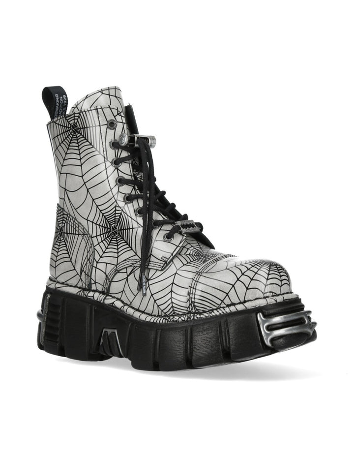 New Rock M-MILI083CCT-C131 Military Collection Ankle Boot