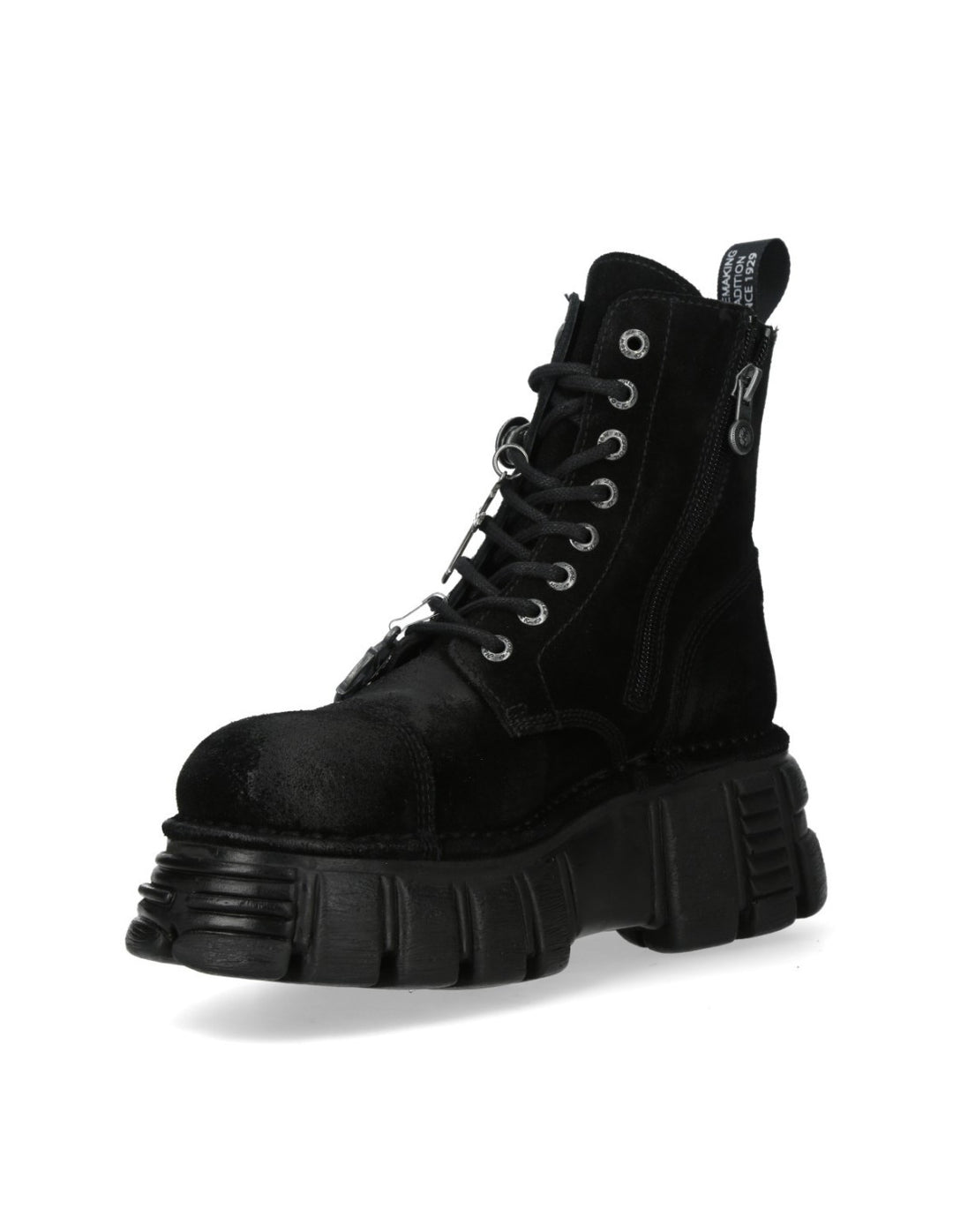 New Rock M-MILI083CPCI-C1 Military Collection Ankle Boot