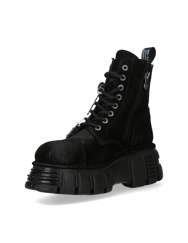 New Rock M-MILI083CPCI-C1 Military Collection Ankle Boot