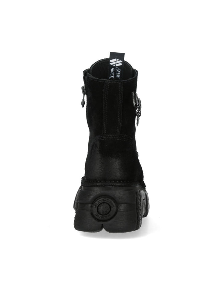 New Rock M-MILI083CPCI-C1 Military Collection Ankle Boot