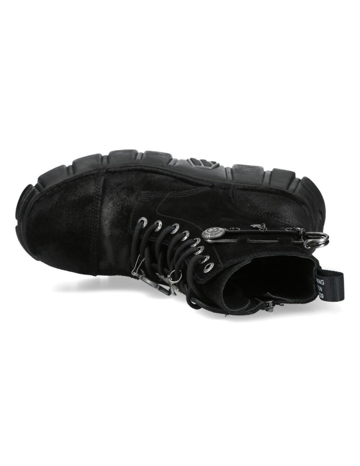 New Rock M-MILI083CPCI-C1 Military Collection Ankle Boot