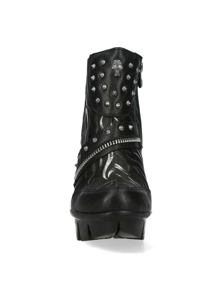 New Rock M-NEOPUNK001-C19 NeoPunk Collection Ankle Boot