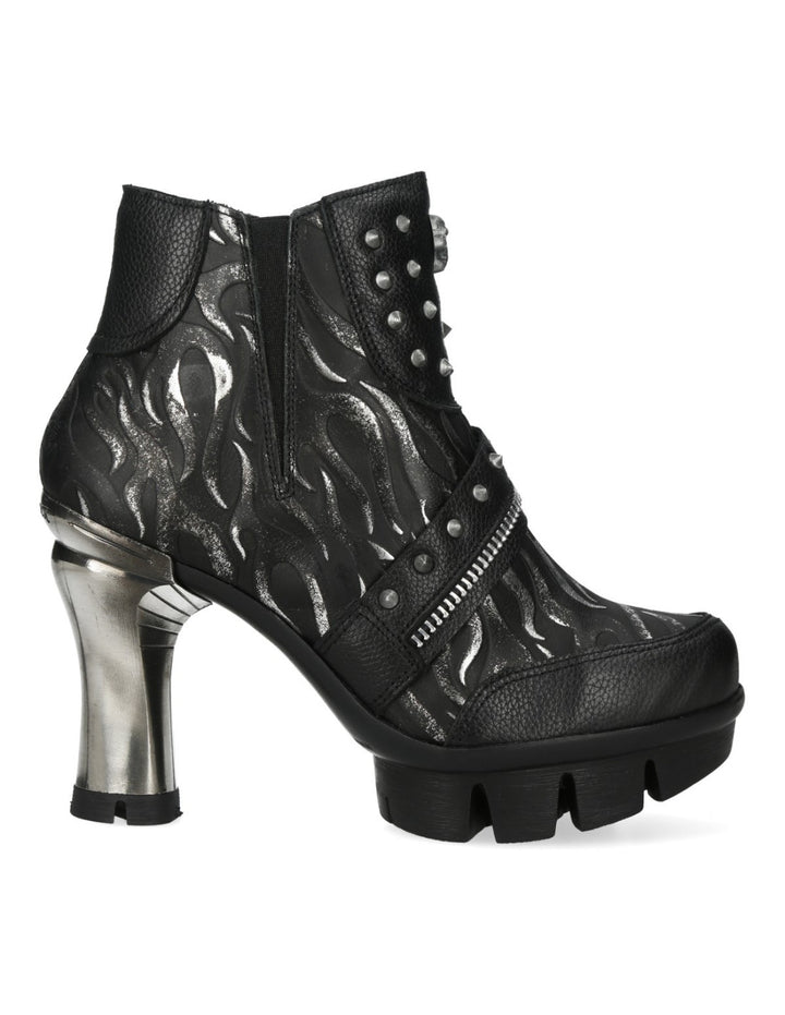 New Rock M-NEOPUNK001-C19 NeoPunk Collection Ankle Boot