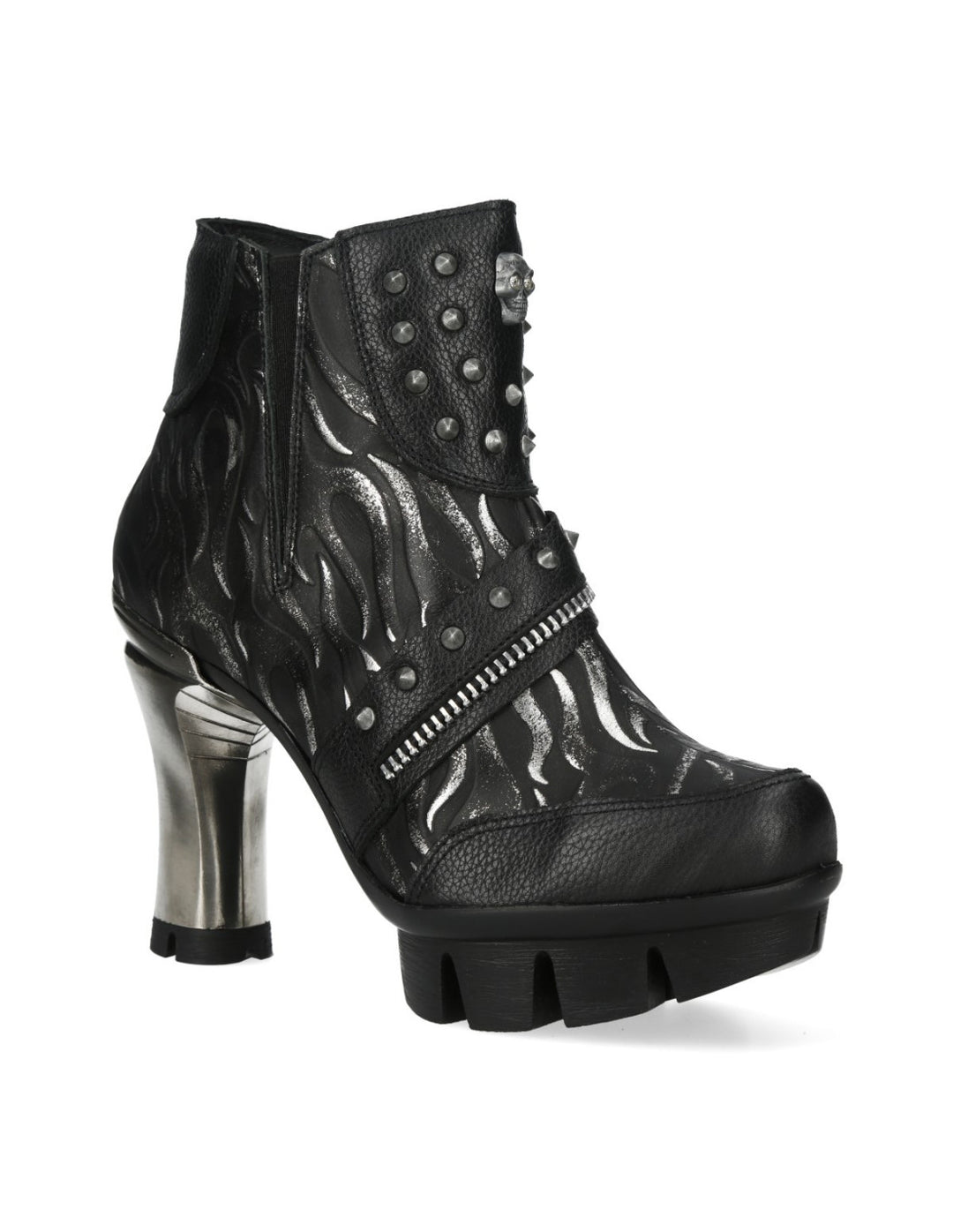 New Rock M-NEOPUNK001-C19 NeoPunk Collection Ankle Boot
