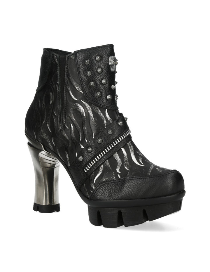 New Rock M-NEOPUNK001-C19 NeoPunk Collection Ankle Boot