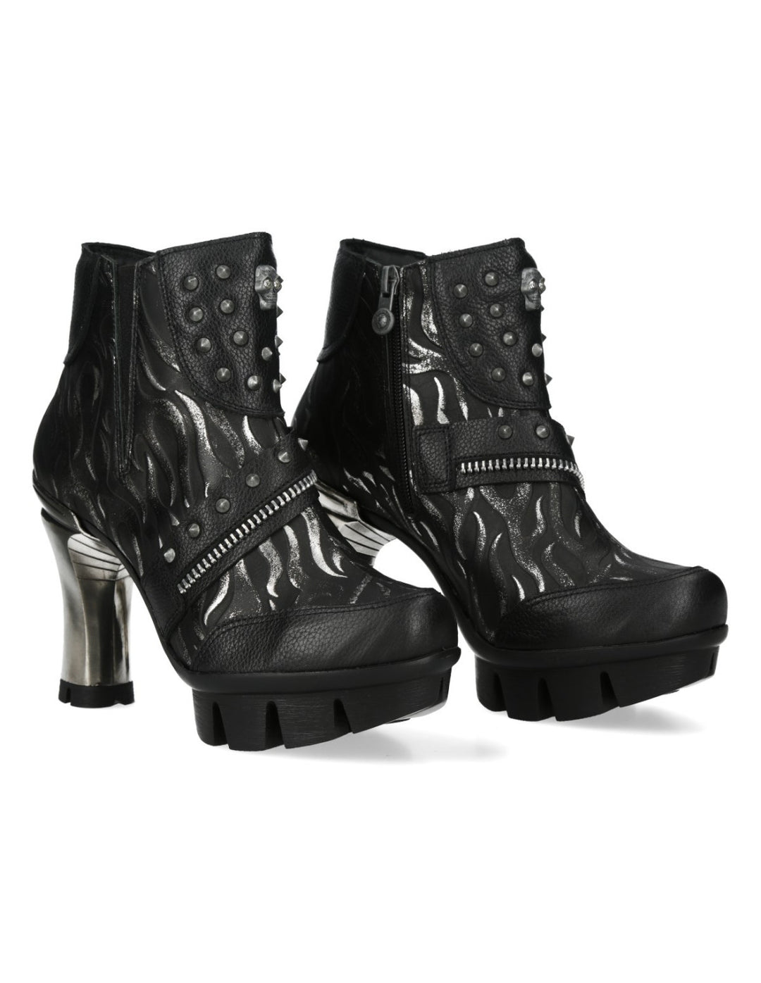 New Rock M-NEOPUNK001-C19 NeoPunk Collection Ankle Boot