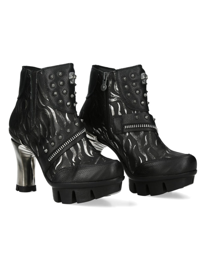 New Rock M-NEOPUNK001-C19 NeoPunk Collection Ankle Boot