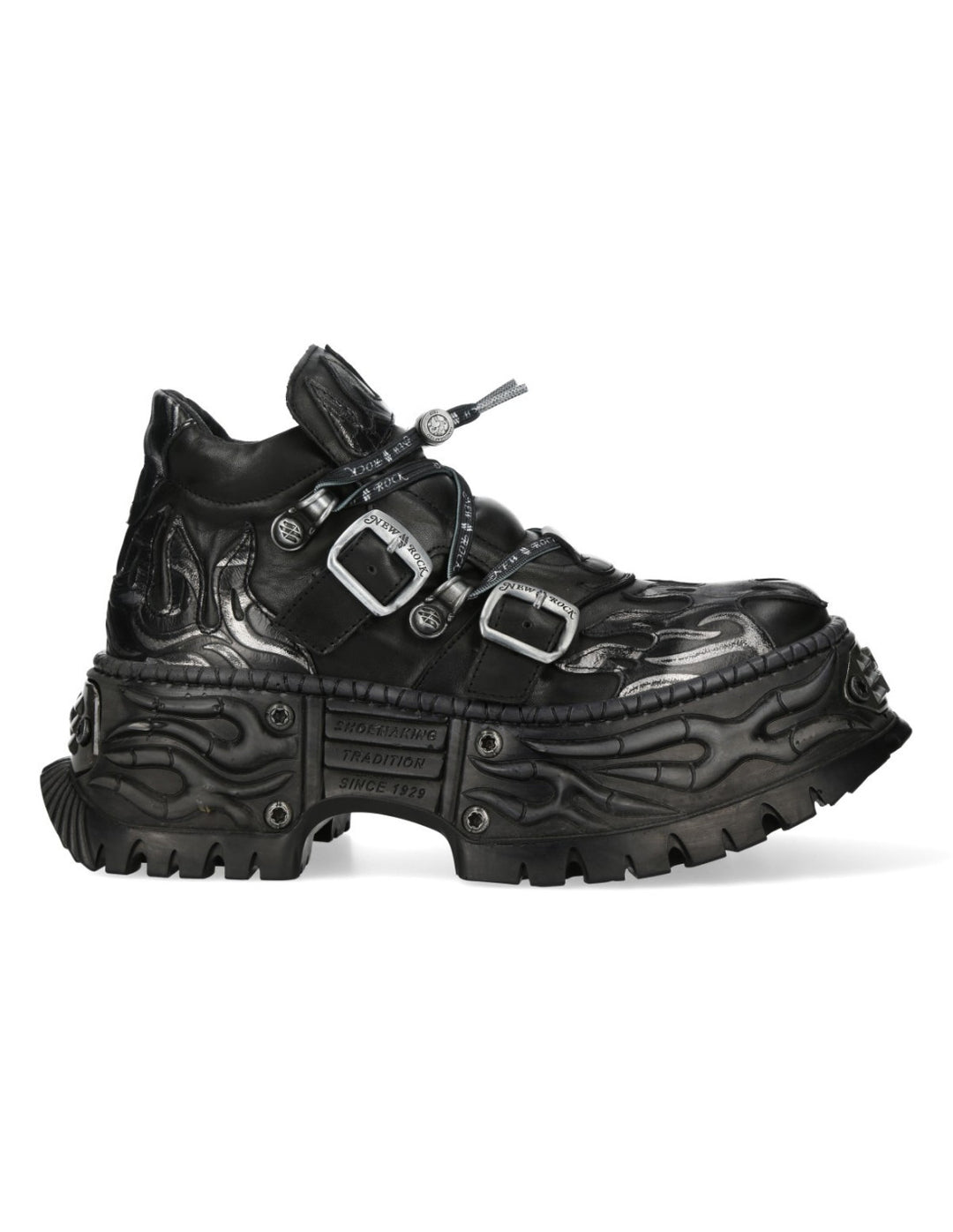 New Rock M-NEWWALL020-C4 Wall Collection Ankle Boot