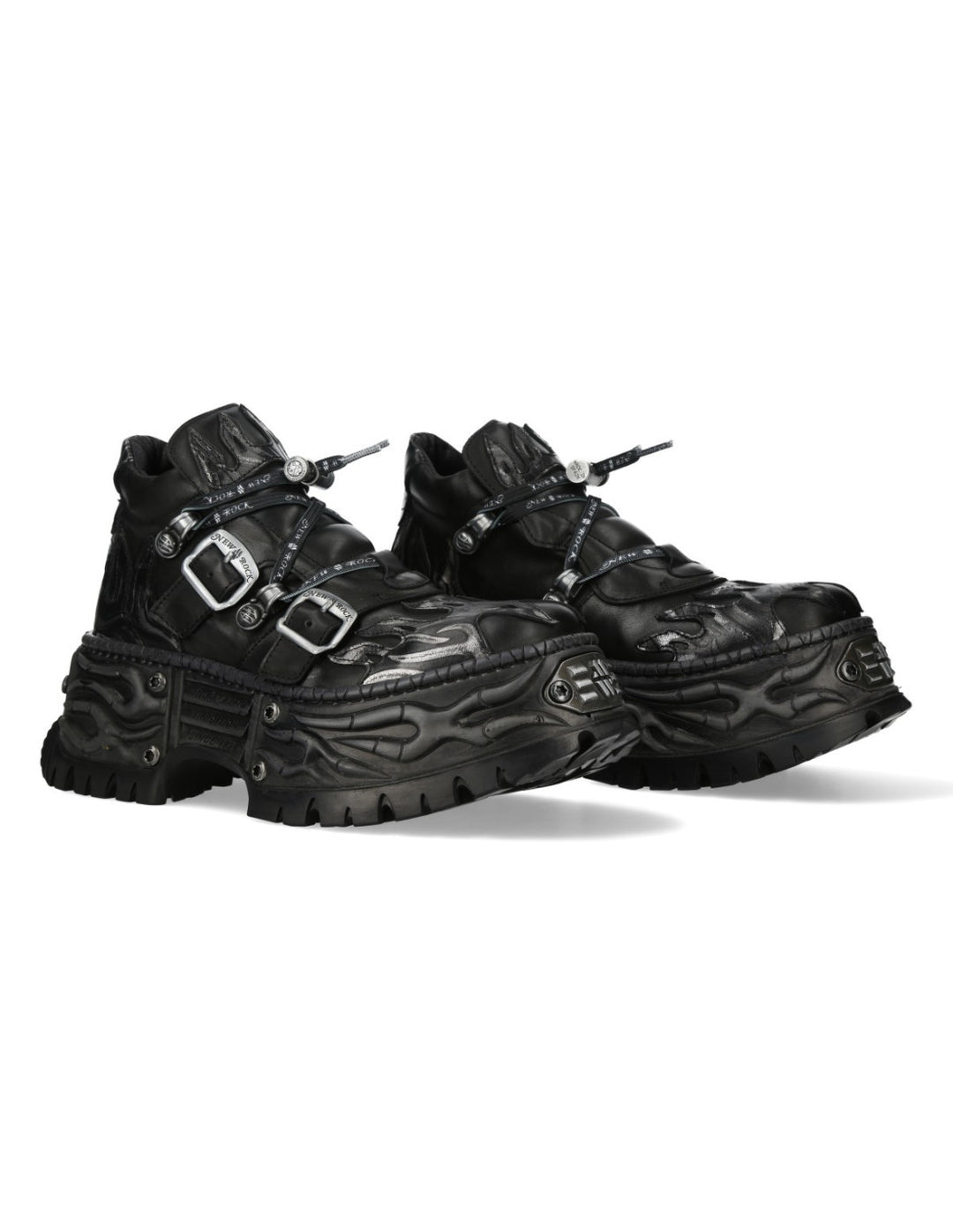New Rock M-NEWWALL020-C4 Wall Collection Ankle Boot