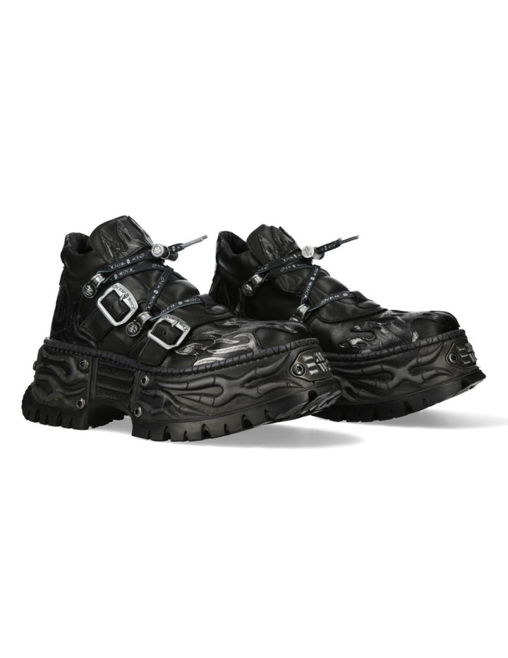 New Rock M-NEWWALL020-C4 Wall Collection Ankle Boot