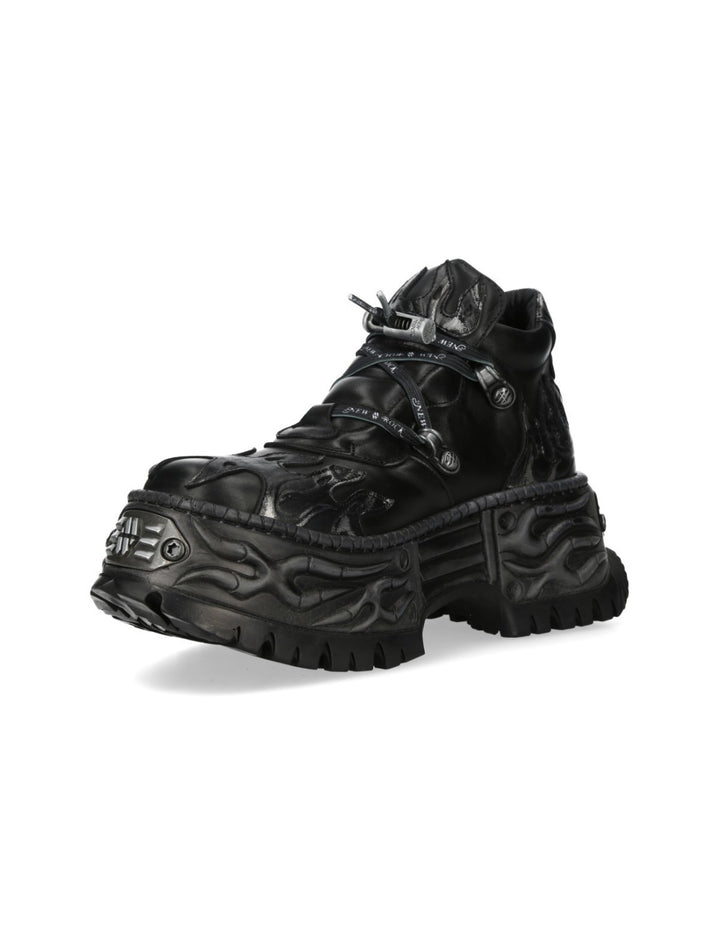 New Rock M-NEWWALL020-C4 Wall Collection Ankle Boot