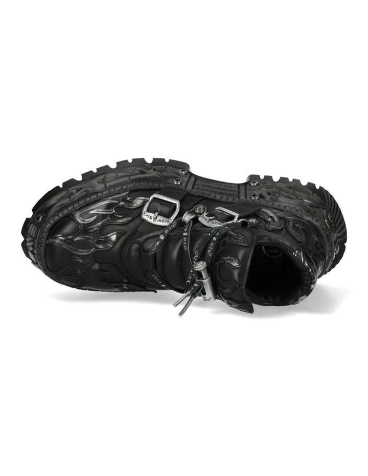 New Rock M-NEWWALL020-C4 Wall Collection Ankle Boot