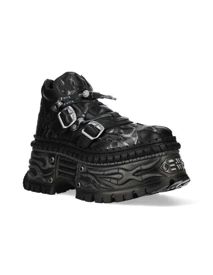 New Rock M-NEWWALL020-C5 Wall Collection Ankle Boot