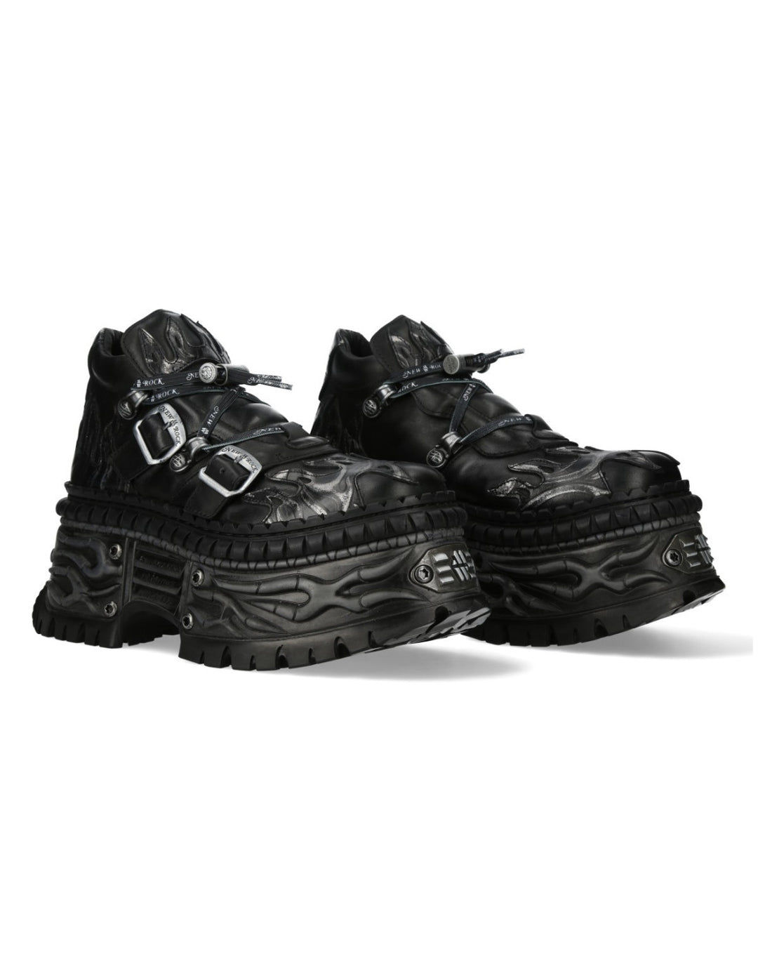 New Rock M-NEWWALL020-C5 Wall Collection Ankle Boot