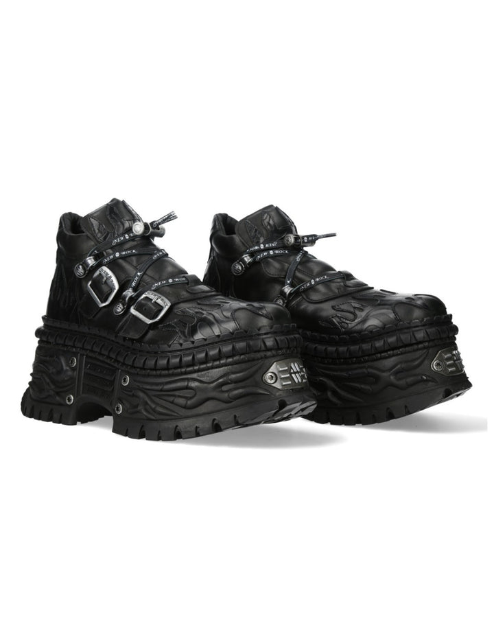 New Rock M-NEWWALL020-C7 Wall Collection Ankle Boot