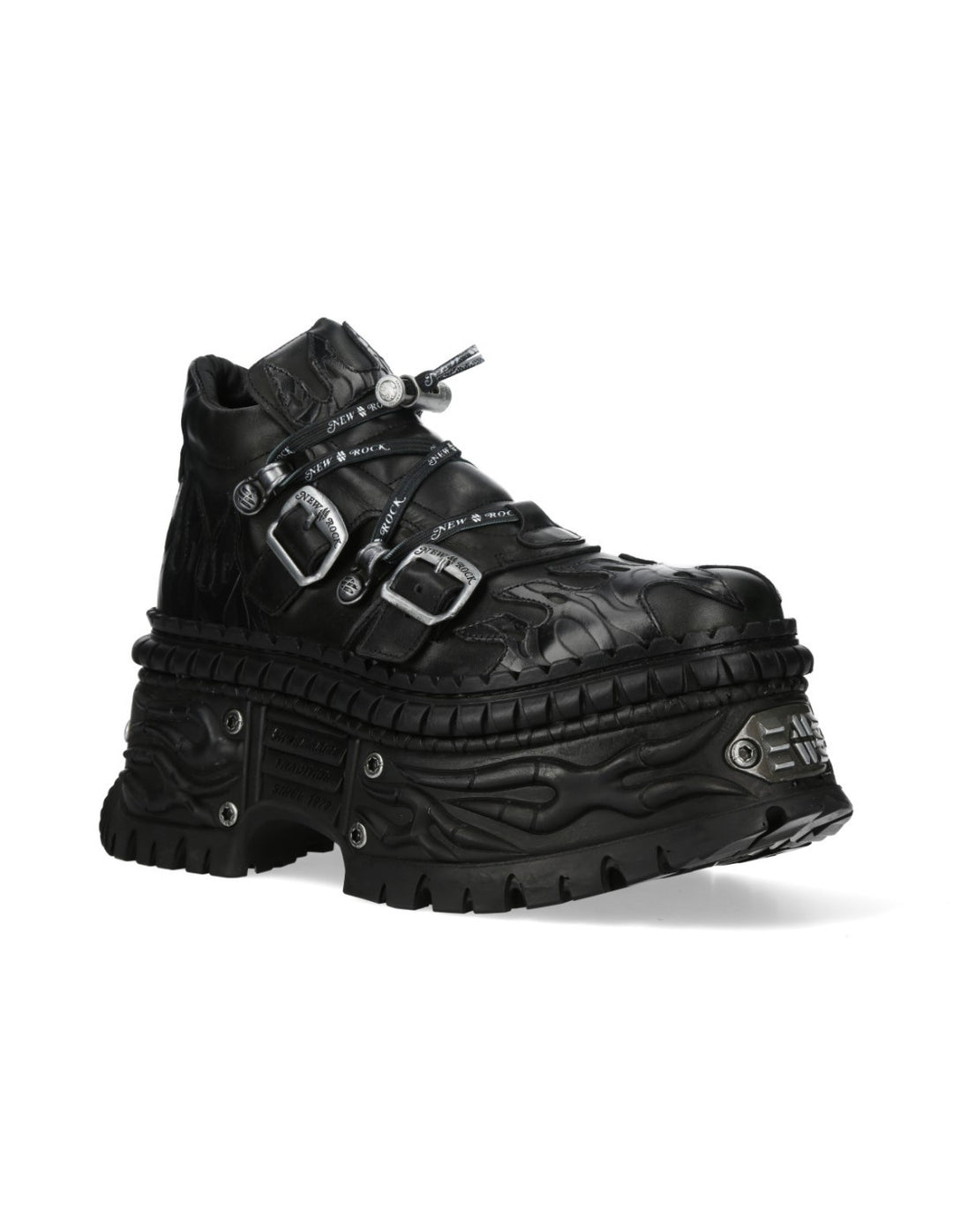 New Rock M-NEWWALL020-C7 Wall Collection Ankle Boot