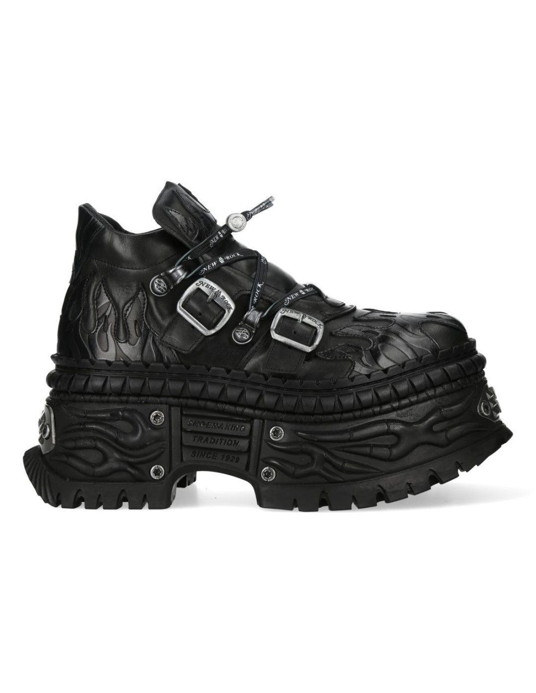 New Rock M-NEWWALL020-C7 Wall Collection Ankle Boot