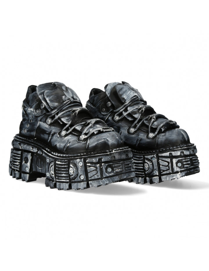 New Rock - Metallic Ankle Boot M-TANK106T-C1