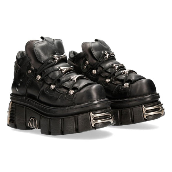 New Rock - Metallic Ankle Boot M-106-S112