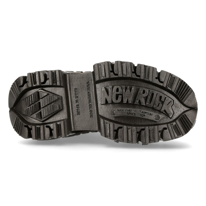 New Rock M-TANK083-C1 Military Platform Boot – Iconic Leather Combat Style