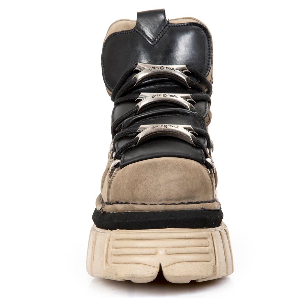 New Rock - Metallic Ankle Boot M-106-S40