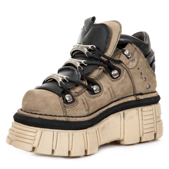 New Rock - Metallic Ankle Boot M-106-S40