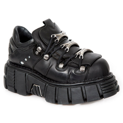 Black Reactor Boots with Steel Details – M-120-C1