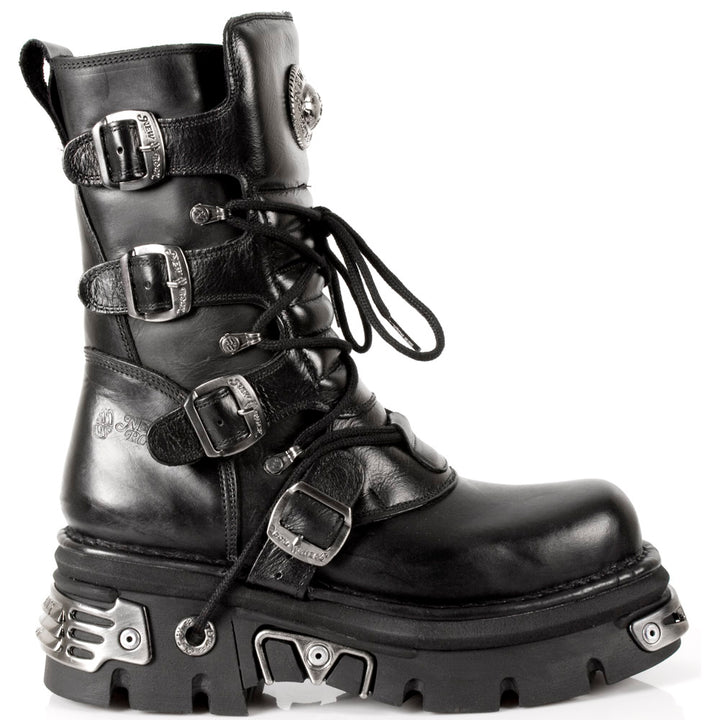 New Rock M-373-S4 Reactor Mid-Calf Boot – Buckled Platform Icon
