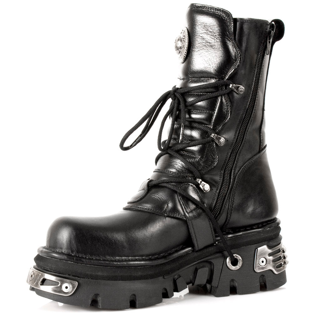 New Rock M-373-S4 Reactor Mid-Calf Boot – Buckled Platform Icon