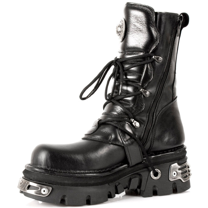 New Rock M-373-S4 Reactor Mid-Calf Boot – Buckled Platform Icon