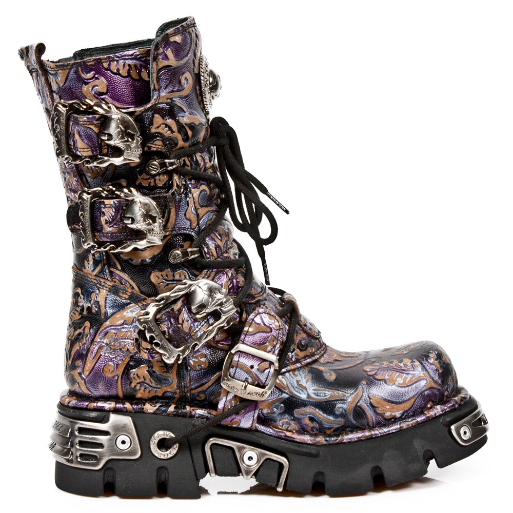 New Rock Boots Purple Reactor M-391-S5