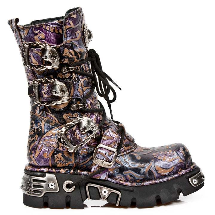 New Rock Boots Purple Reactor M-391-S5