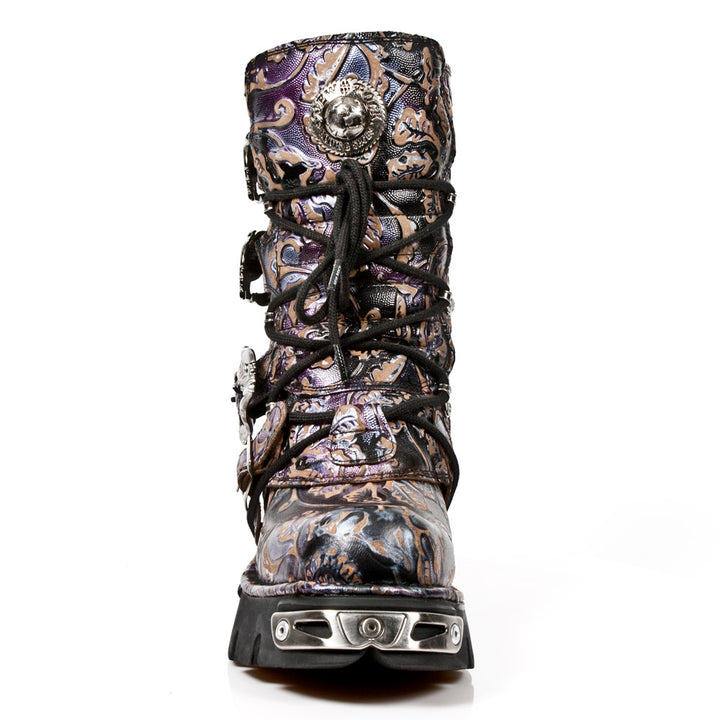 New Rock Boots Purple Reactor M-391-S5