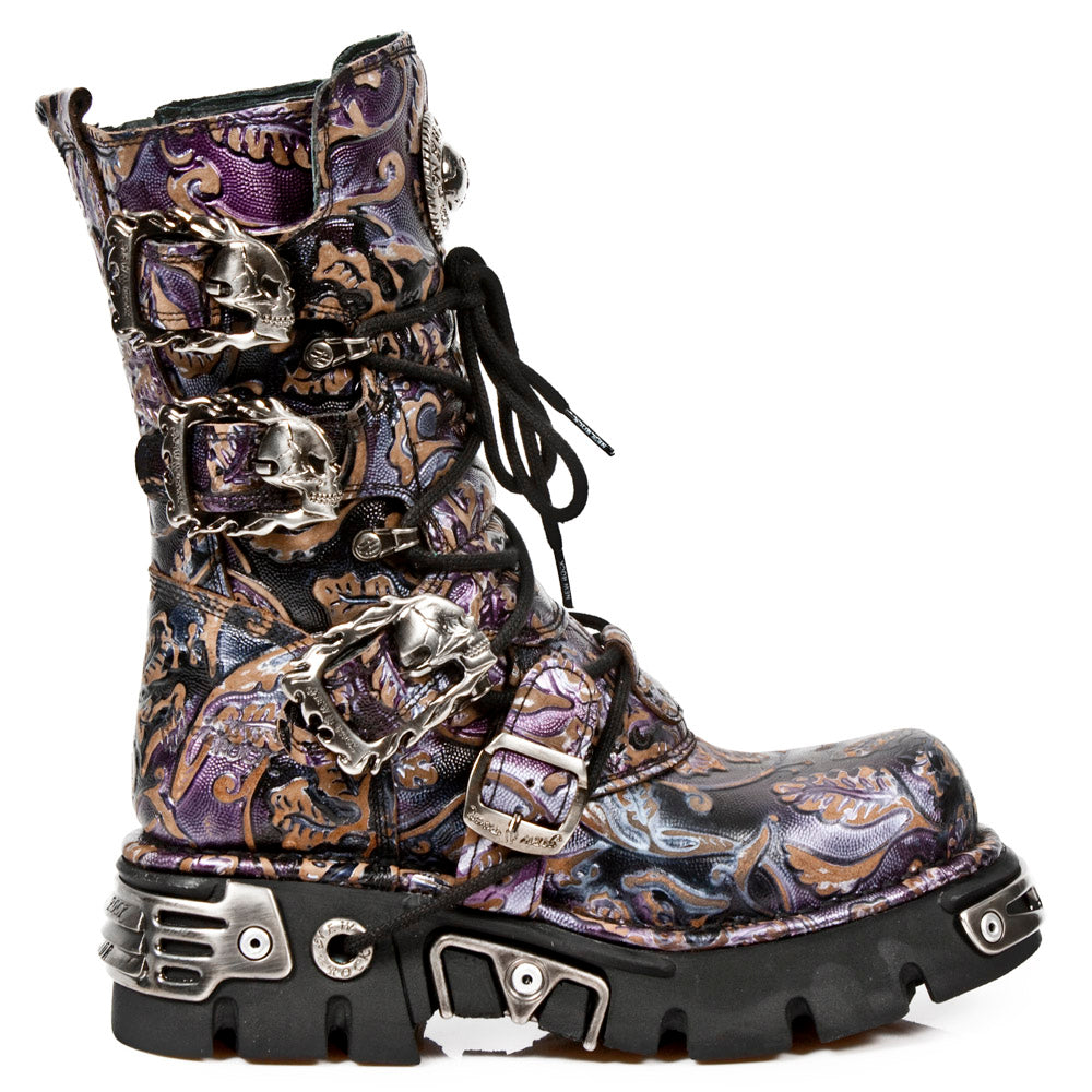 New Rock Boots Purple Reactor M-391-S5